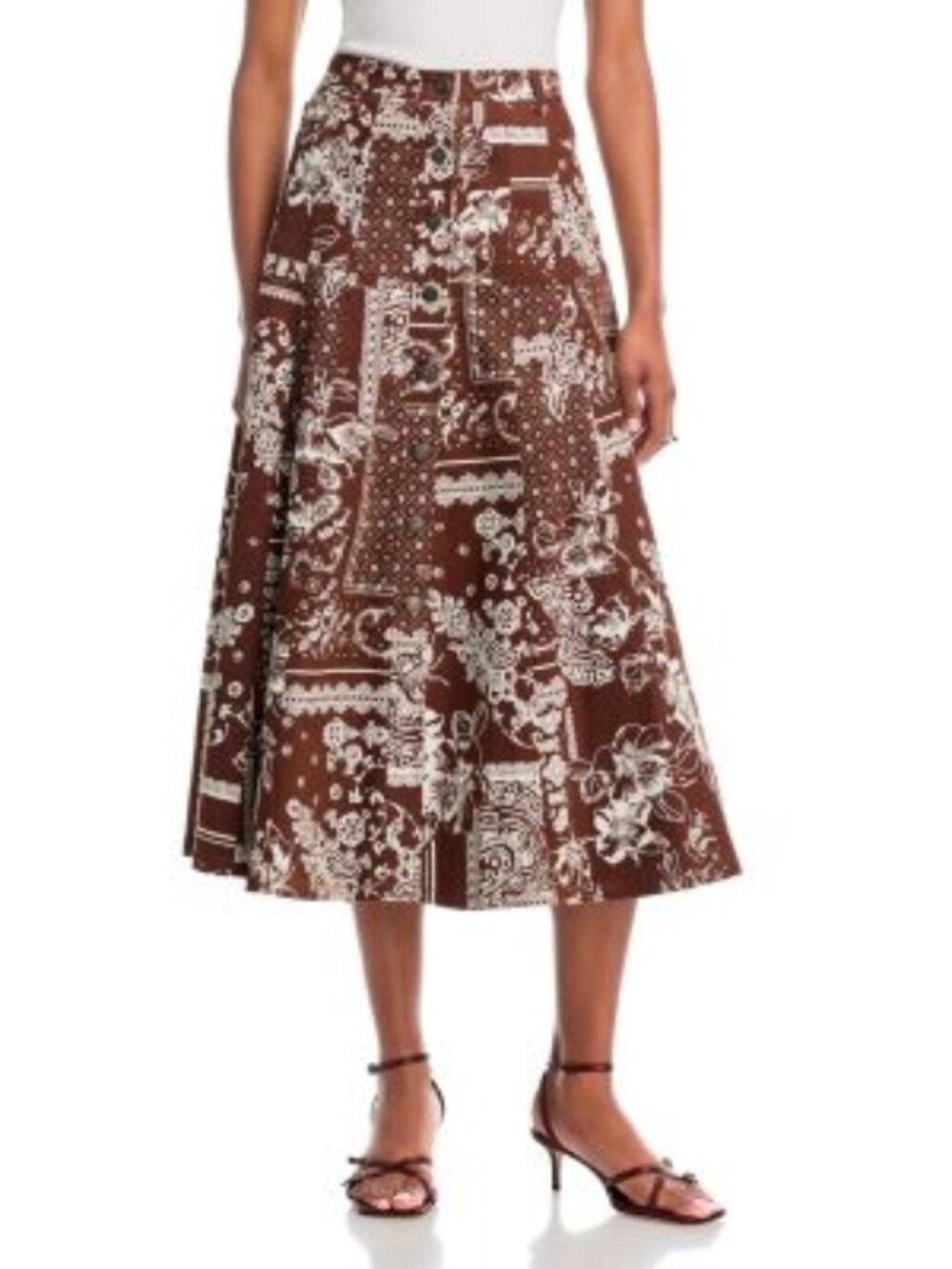 Cinq a Sept - Veena Bandana Print Skirt